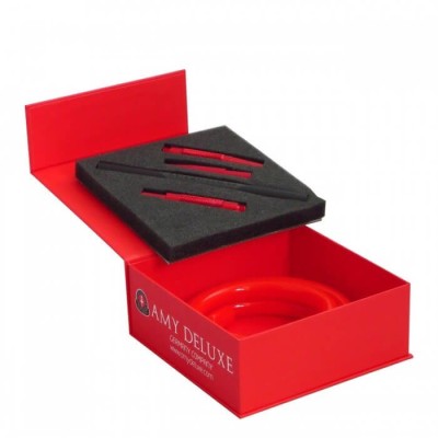 Amy Deluxe Σωλήνας με Επιστόμιο Red